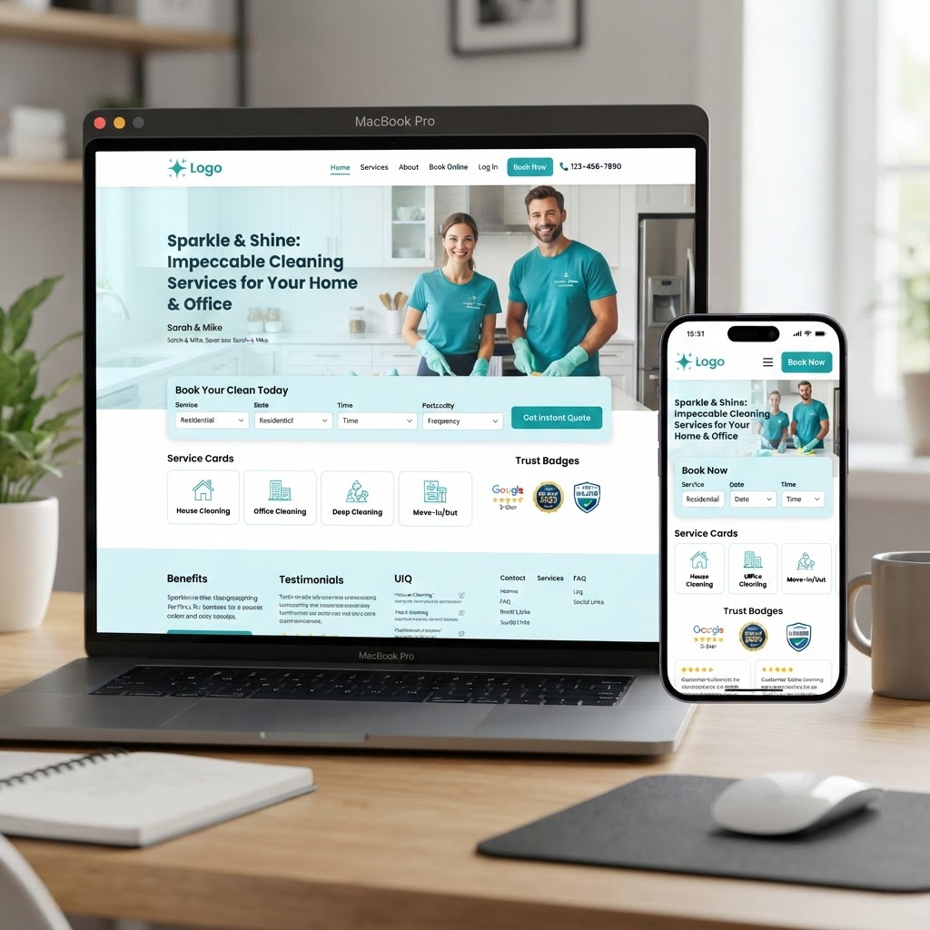 Douras Cleaning Company — Website project by Offyzone