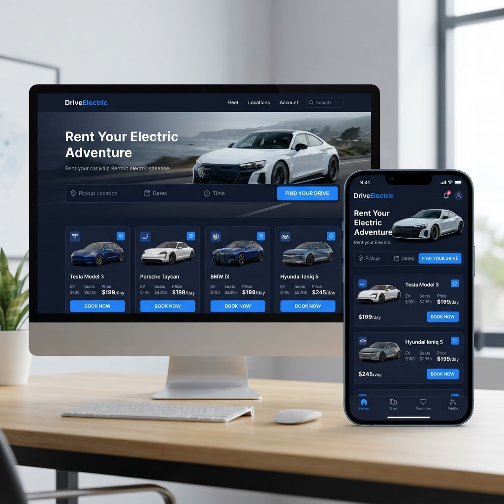 Travz Car Rental — Website & Booking project by Offyzone